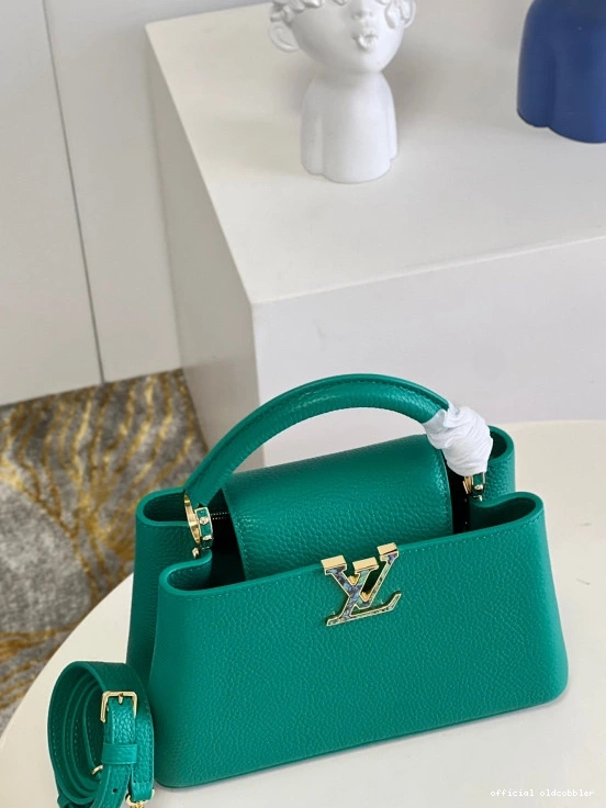Official oldcobbler VUITTON CAPUCINES LOUIS BB 0803